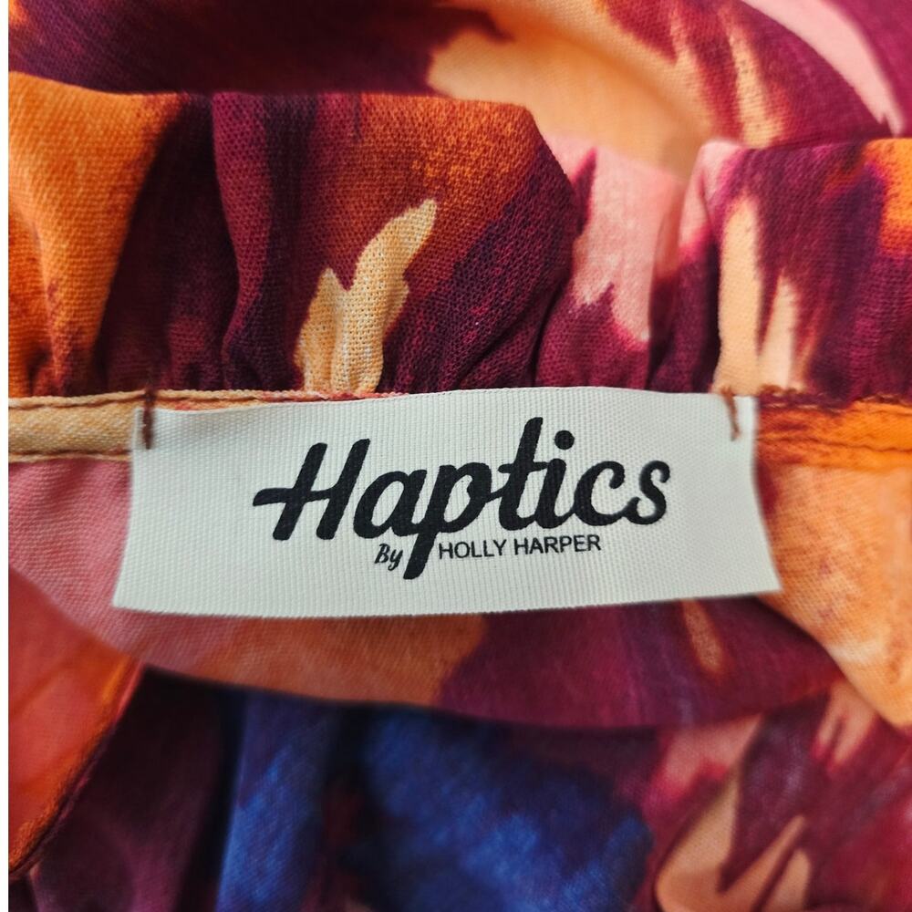 Haptics by Holly Hansen Stunning Floral Business Work Casual Women's Blouse 2X - Picture 4 of 5